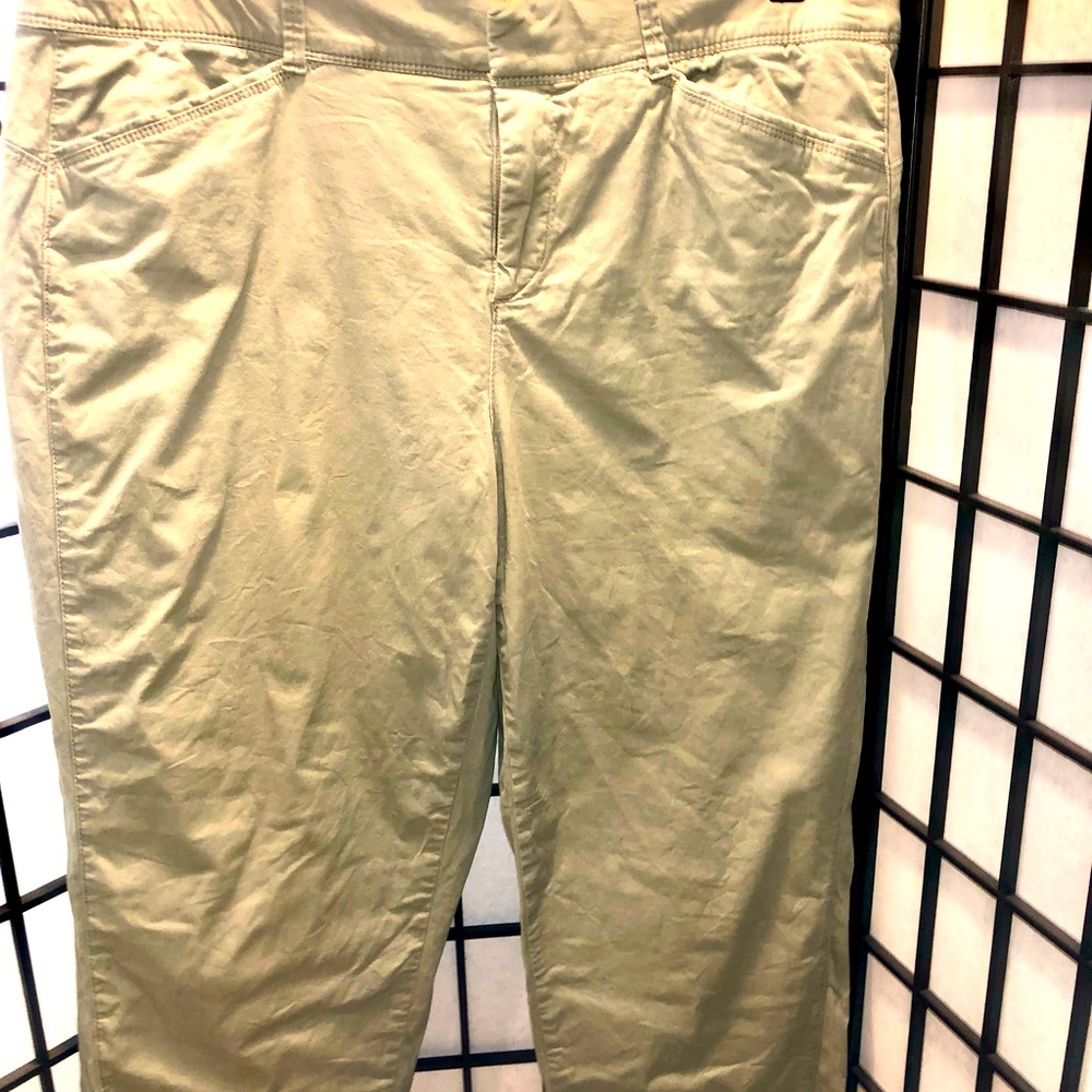 Tan Capri Pant